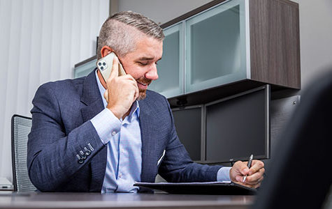 Tom Calahan on the phone