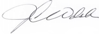 Image of Chris Walsh's signiture